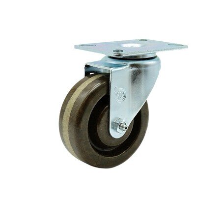 Service Caster 4'' High Temp Phenolic Wheel Swivel Top Plate Caster SCC-20S415-PHRHT-TP2